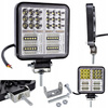 LAMPA ROBOCZA PANEL LED KWADRATOWY DO CIĘZARÓWKI CIĄGNIKA QUADA 177W