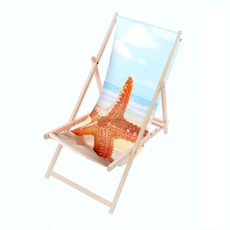 Leżak DREWNIANY OGRODOWY PLAŻOWY PRODUCENT Azaris
