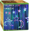 GIRLANDA LED NA BOŻE NARODZENIE RGB DŁUGA 400cm RGB NA BALKON OKNO