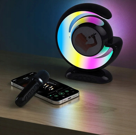 GŁOŚNIK KARAOKE BEZPRZEWODOWY MOCNY BLUETOOTH + 2 MIKROFONY NA PREZENT