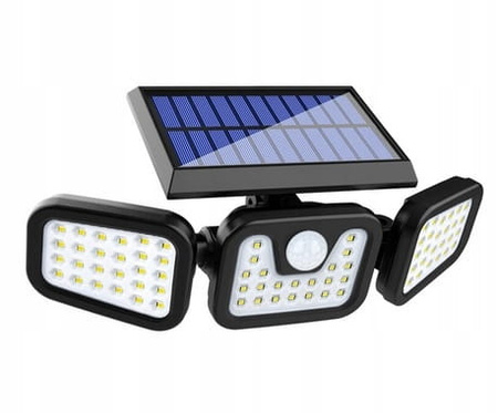 LAMPA LED SOLARNA CZUJNIK RUCHU ZMIERZCHU 360 307