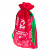 WOREK NA PREZENTY ŚWIĄTECZNY TORBA PREZENTOWA CZERWONY 35 cm na 25 cm