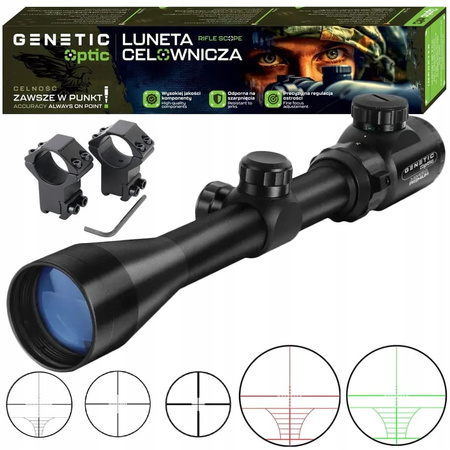 LUNETA CELOWNICZA 3-9x40 MIL-DOT VOGLER OPTIK SOLIDNIE WYKONANY PREMIUM