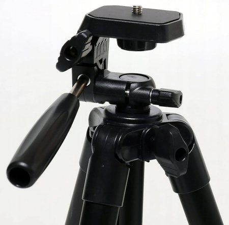 TRIPOD STATYW DO ZDJĘĆ 120CM PILOT UCHWYT DO SMARTFONA SELFIE STICK