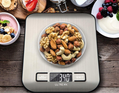 WAGA KUCHENNA CYFROWA ELEKTRONICZNA PRECYZYJNA 0.1g -5kg LCD DOTYKOWA