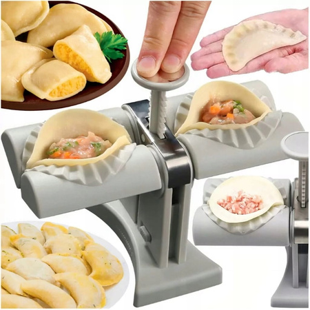 FORMA MASZYNKA DO ROBIENIA LEPIENIA PIEROGÓW PIEROGARKA PODWÓJNA URZĄDZENIE
