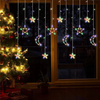 GIRLANDA LED NA BOŻE NARODZENIE RGB DŁUGA 400cm RGB NA BALKON OKNO