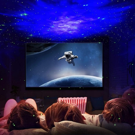ASTRONAUTA PROJEKTOR DO POKOJU DZIECI KOSMOS RZUTNIK GWIAZD PILOT PREZENT
