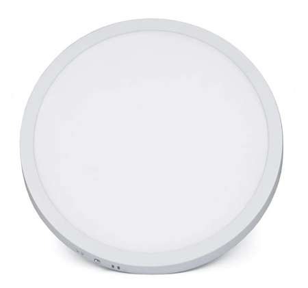 PANEL plafon LED NATYNKOWY 12W NIEMRUGA CCD OKRĄGŁY NATYNKOWA LAMPA LED
