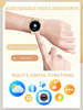 KOBIECY SMARTWATCH DLA DZIEWCZYNY PREZENT AMOLED BRANSOLETA SILIKON SMART