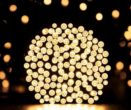 LAMPKI 50LED NA CHOINKĘ BATERIE WEWNĘTRZNE GIRLANDA ŚWIETLNA 5m SZNUR