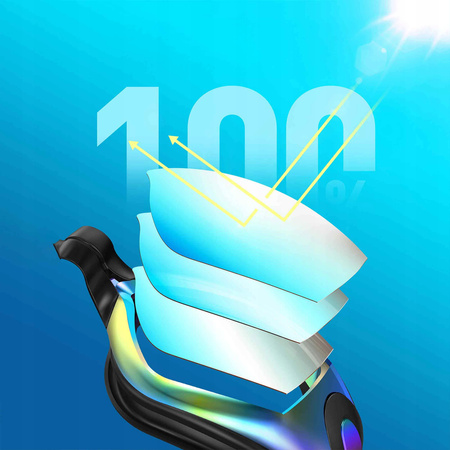 Okulary do Pływania Pływackie na Basen ANTI-FOG Gogle POLARYZACJA Filtr UV