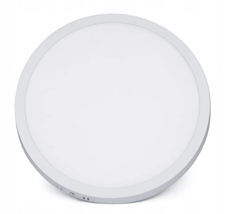 PANEL LED NAŚCIENNY 12W NATYNKOWY NIEMRUGA CCD OKRĄGŁY