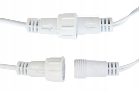 KURTYNA ŚWIETLNA 11M SOPLE 300 LED MULTI + FLASH sople hermetyczny kabel