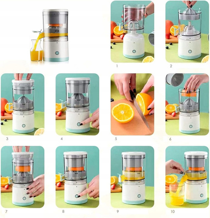 WYCISKACZ DO CYTRUSÓW WYCISKARKA SOKOWNIK SOKOWIRÓWKA BEZPRZEWODOWA MOCNA