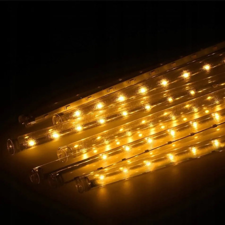 Lampki sople meteory led śnieg 30cm ip44 SPADAJĄCY ŚNIEG ZEWNĘTRZNE