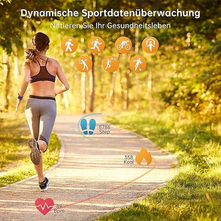 SMART WATCH ZEGAREK MĘSKI DAMSKI DUŻO FUNKCJI POLSKIE MENU WODOODPORNY