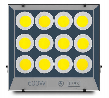 lampa LED GARAZOWA 600W 230V ULICZNA WARSZTATOWA SUFITOWA HALOGEN BUDOWLANY