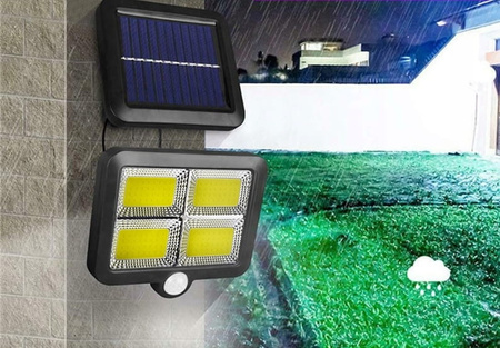 Halogen Lampa SOLARNA 130 LED Czujnik Ruchu + pilot