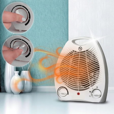 FARELKA TERMOWENTYLATOR GRZEJNIK ELEKTRYCZNY 2000W PRZENOŚNA MOCNA