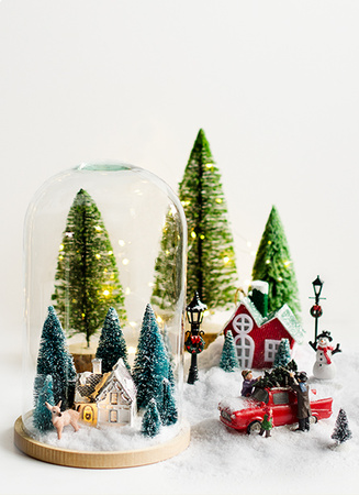 CHOINKI DEKORACYJNE BOŻE NARODZENIE ŚWIĄTECZNA DEKORACJA ZESTAW 3 PREZENT