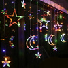 GIRLANDA LED NA BOŻE NARODZENIE RGB DŁUGA 400cm RGB NA BALKON OKNO