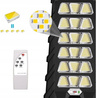 LAMPA SOLARNA LED ULICZNA ZEWNĘTRZNA MOCNA 1500W LATARNIA OGRODOWA 900LED