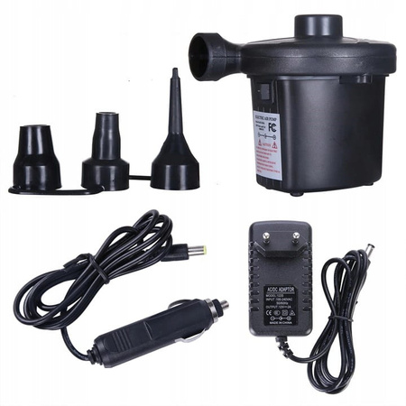 ELEKTRYCZNA POMPKA MATERACA PONTONU BASEN 230V 12V