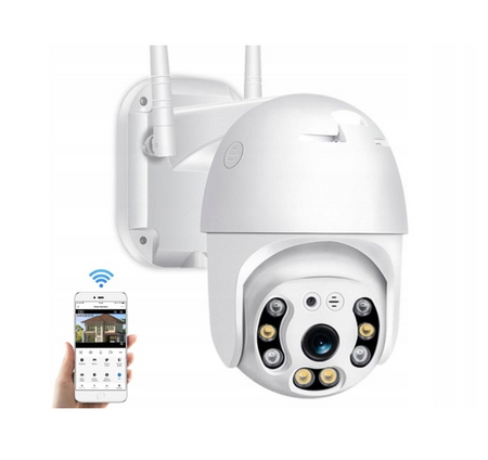 KAMERA ZEWNĘTRZNA OBROTOWA WIFI IP 4x ZOOM SD 5Mpx