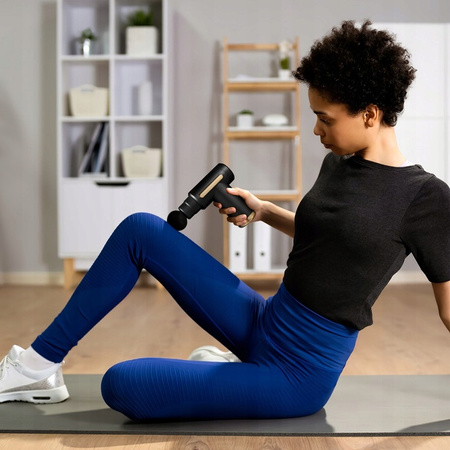 PISTOLET DO MASAŻU MASAŻER DO PLECÓW STÓP KARKU CIAŁA SZYJI massage gun