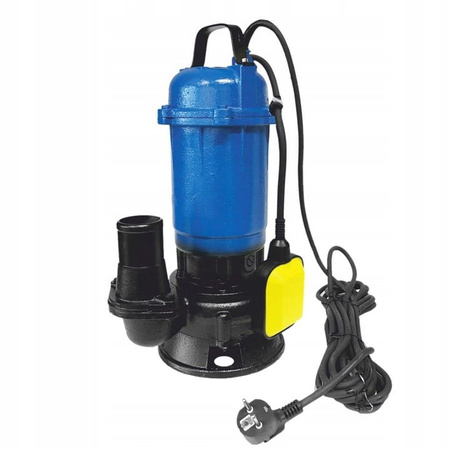 POMPA DO SZAMBA Z ROZDRABNIACZEM ZATAPIALNA Z PŁYWAKIEM 1600W DO WODY