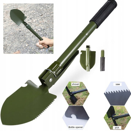 Łopata Saperka Składana Survival Wojskowa Turystyczna Piła Kilof Multitool