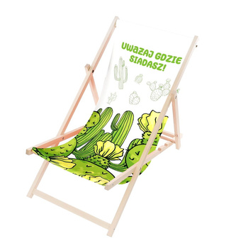 Leżak DREWNIANY OGRODOWY PLAŻOWY PRODUCENT Azaris