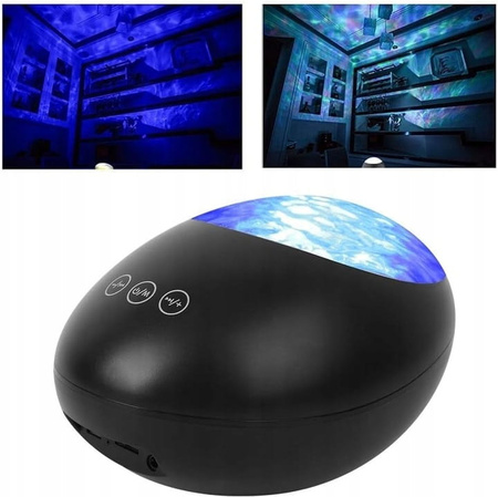 Projektor GWIAZD LED Lampka Nocna PILOT MUZYKA