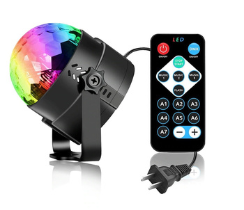 PROJEKTOR DYSKOTEKOWY KULA DISCO LED RGB + PILOT