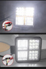 LAMPA ROBOCZA PANEL LED KWADRATOWY DO CIĘZARÓWKI CIĄGNIKA QUADA 177W