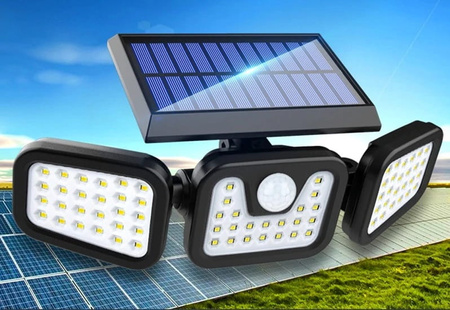LAMPA LED SOLARNA CZUJNIK RUCHU ZMIERZCHU 360 307
