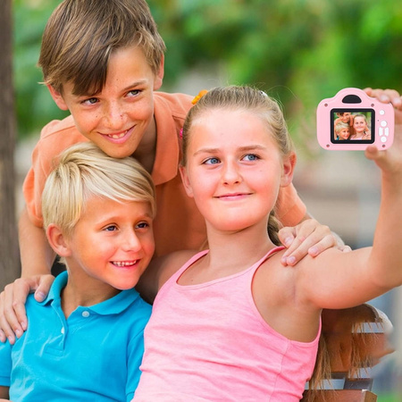 APARAT FOTOGRAFICZNY CYFROWY DLA DZIECI FullHD KAMERA ZABAWKA GRY