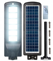 DUŻA LAMPA SOLARNA LED ULICZNA ZEWNĘTRZNA MOCNA 1200W LATARNIA CZUJNIK