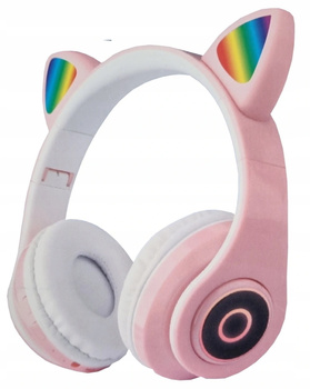Słuchawki dla dzieci NAUSZNE BLUETOOTH kocie USZY
