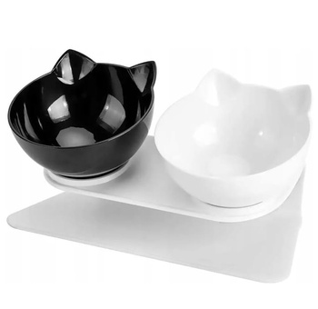 ZESTAW MISECZEK DLA PSA KOTA 800ML STOJAK MISKI