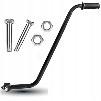 PCHACZ KIJ PROWADNIK KIJ DO ROWERU ROWERKA NAUKA JAZDY CZARNY UCHWYT