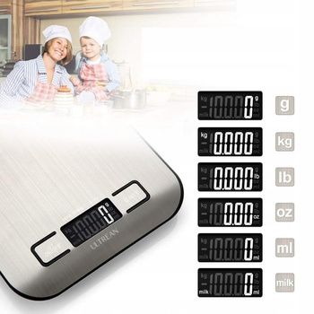 WAGA KUCHENNA CYFROWA ELEKTRONICZNA PRECYZYJNA 0.1g -5kg LCD DOTYKOWA
