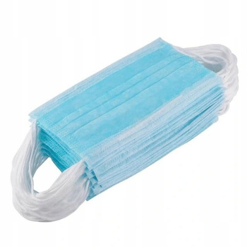 MASKA MASECZKA OCHRONNA 3-WARSTWOWA NA TWARZ 50szt