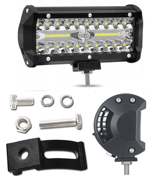 LAMPA ROBOCZA DO ciężarówki LED BAR 17cm 120W 12 24V CREE DALEKOSIĘŻNA