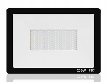 HALOGEN LAMPA NAŚWIETLACZ LED 200w CERTYFIKAT MOCY