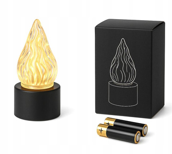 WKŁAD ZNICZ LED ELEKTRYCZNY ŚWIECA ruchomy PŁOMIEŃ BATERIE WKŁAD DO ZNICZY