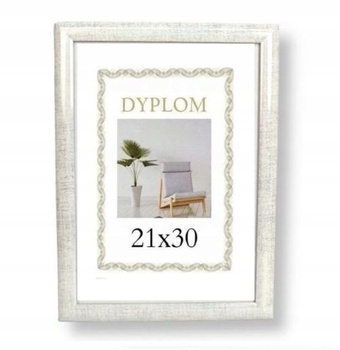 RAMKA A4 NA DYPLOM CERTYFIKAT 21x30 ZDJĘCIA NA ŚCIANĘ DO ZAWIESZENIA B4
