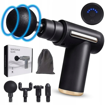 PISTOLET DO MASAŻU MASAŻER DO PLECÓW STÓP KARKU CIAŁA SZYJI massage gun