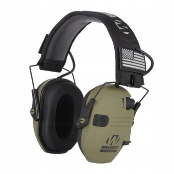 SŁUCHAWKI AKTYWNE STRZELECKIE WALKERS 82 dB AUX OCHRANIACZE PRZECIWSZUMOWE